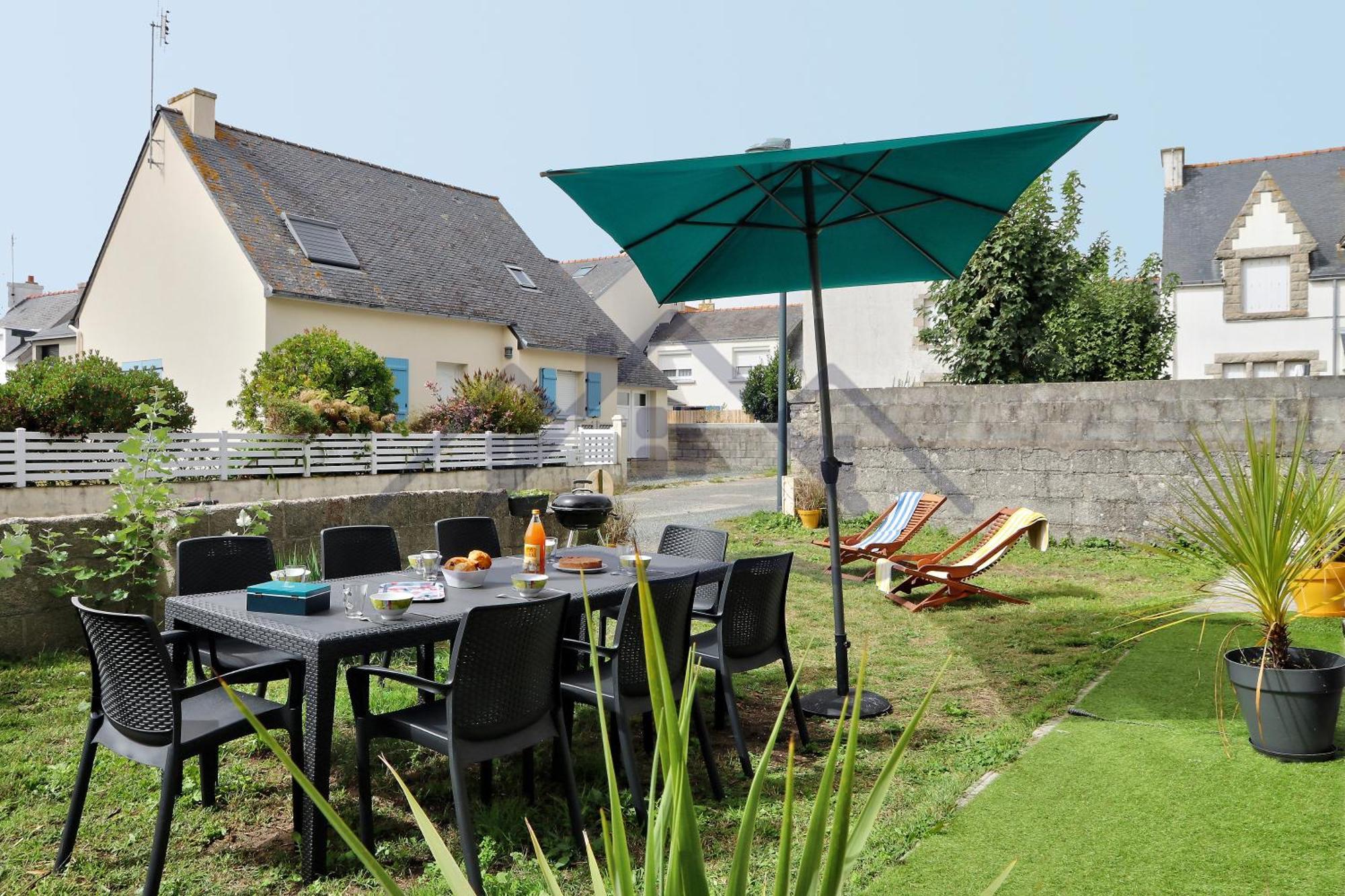 Localise - M8 - Ty Geoland - Maison A Deux Pas Du Centre Avec Jardin Au Guilvinec - Wifi Inclus - Animaux Bienvenus- Linge De Lit Inclus 外观 照片